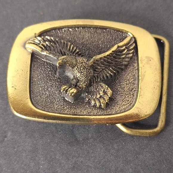 MM Chicago Limited Other - Vintage 1983 MM Limited Chicago Flying Eagle Plate Belt Buckle